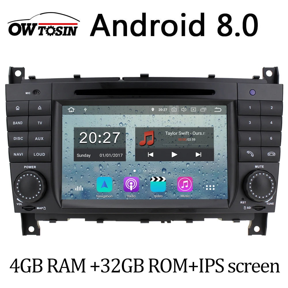 IPS Octa Core 4GB RAM Android 8.0 Car DVD for Mercedes Benz C Class W203 C180 C200 C220 C230 C240 C250 C270 C280 C300 C320 Car
IPS Octa Core 4GB RAM Android 8.0 Car DVD for Mercedes Benz C Class W203 C180 C200 C220 C230 C240 C250 C270 C280 C300 C320 Car
