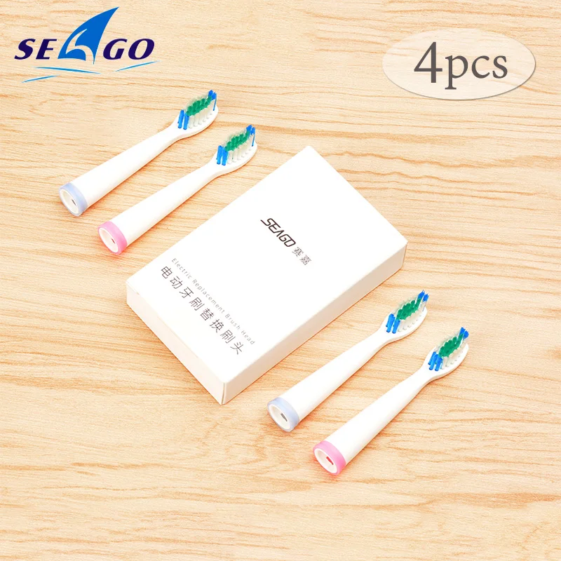 Seago toothbrush heads 4 pcs Sonic electirc brush high quality Dupont teeth brush head rotating tooth brush Quality Guarantee !
Seago toothbrush heads 4 pcs Sonic electirc brush high quality Dupont teeth brush head rotating tooth brush Quality Guarantee !