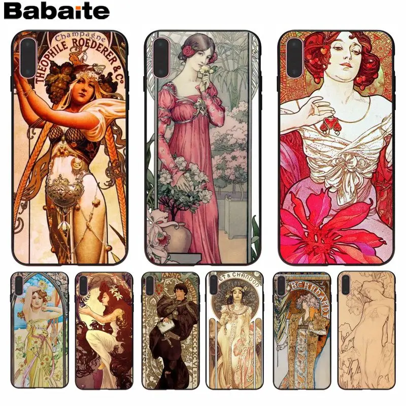 Babaite art poster ALPHONSE MUCHA On Sale! Luxury Cool phone Case for Apple iPhone 8 7 6 6S Plus X XS max 5 5S SE XR Cover
Babaite art poster ALPHONSE MUCHA On Sale! Luxury Cool phone Case for Apple iPhone 8 7 6 6S Plus X XS max 5 5S SE XR Cover
