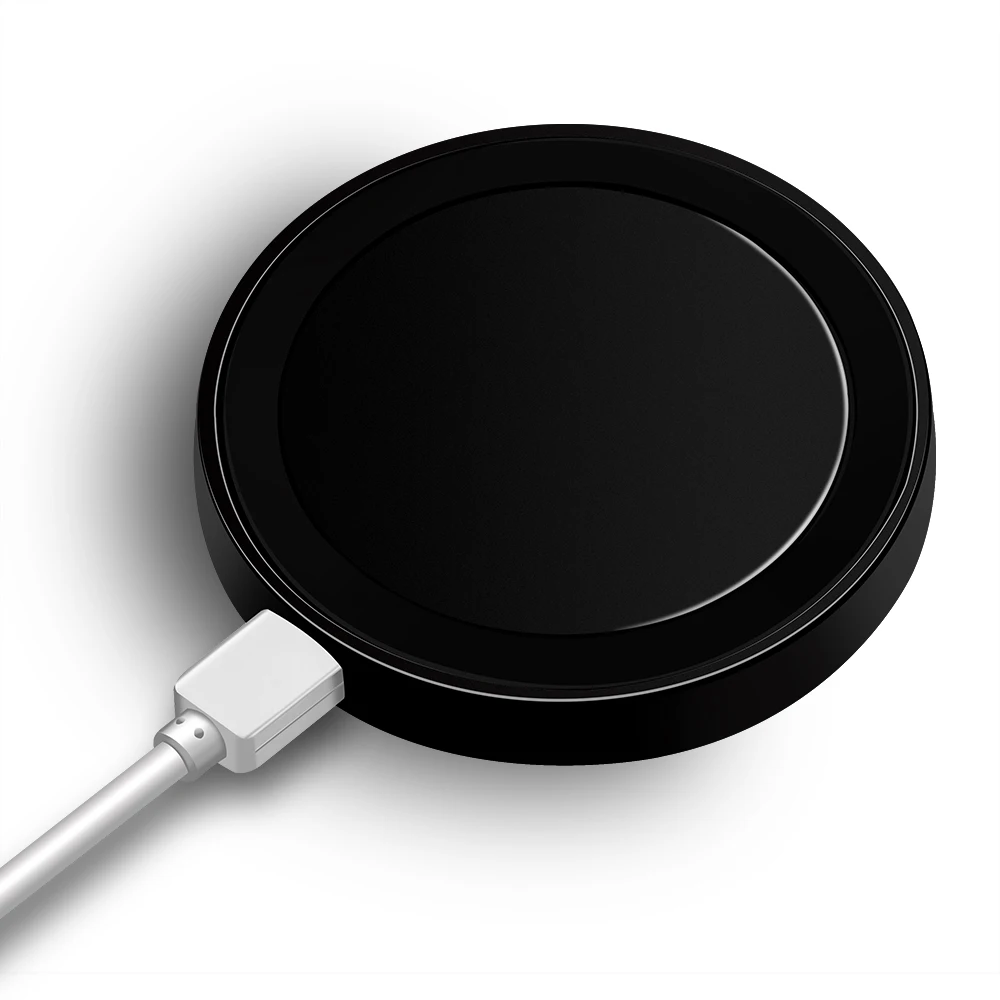 Proelio Mini Qi Wireless Charger USB Charge Pad Charging For iPhone X 8 8 Plus Samsung Galaxy S6 S7 Edge S8 Plus Note 5 8 Nokia (6)