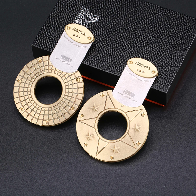 High-end Cool Portable Gadgets Golden Stainless Steel Sharp Cigar Cutter Cigar Punch Two style
High-end Cool Portable Gadgets Golden Stainless Steel Sharp Cigar Cutter Cigar Punch Two style