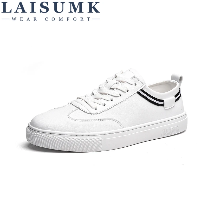 LAISUMK Men'S Autumn Fashion Breathable Board Shoes Super Fiber Leather Solid Color Brand Casual Shoes Laces Up Flats For Males
LAISUMK Men'S Autumn Fashion Breathable Board Shoes Super Fiber Leather Solid Color Brand Casual Shoes Laces Up Flats For Males