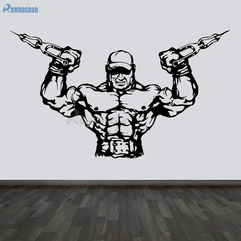 Fitness Decal Body-building Posters Vinyl Wall Decals Gym Sticker Pegatina Quadro Parede Decor Mural Vinyl Home Decoration D585
Fitness Decal Body-building Posters Vinyl Wall Decals Gym Sticker Pegatina Quadro Parede Decor Mural Vinyl Home Decoration D585