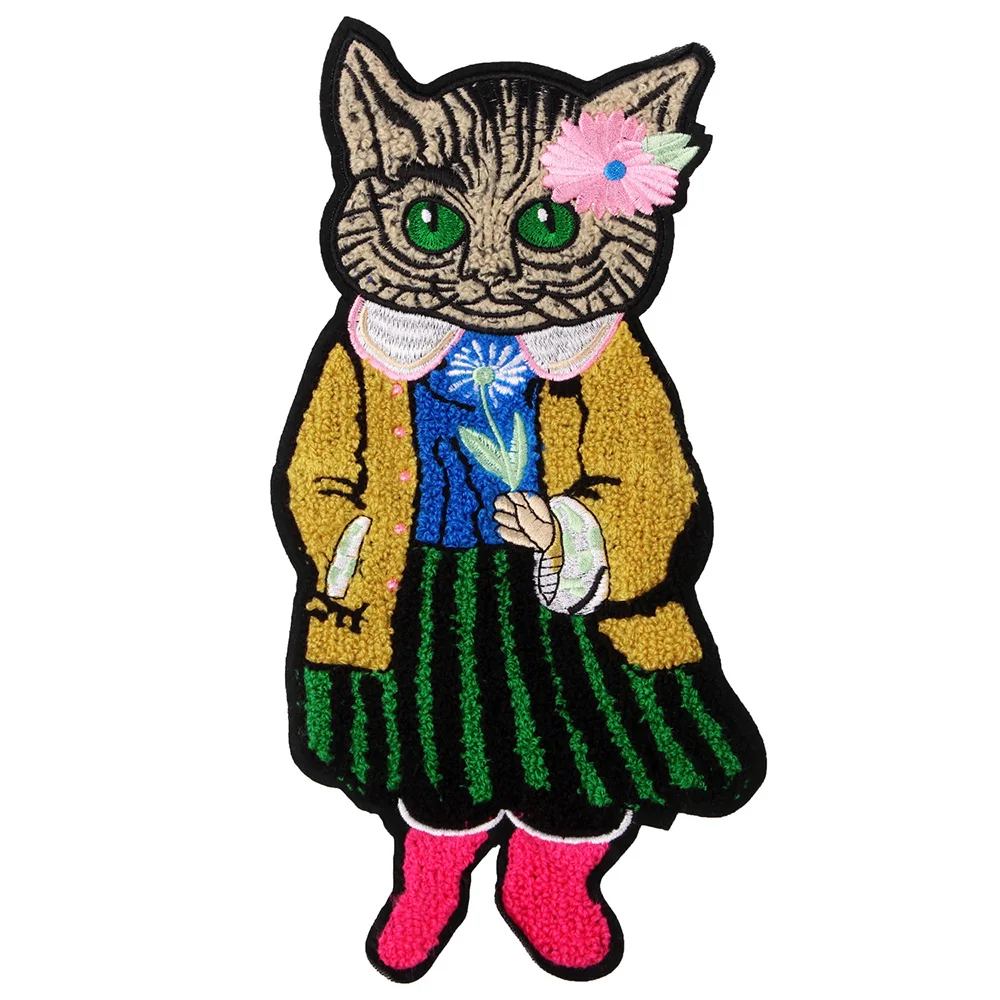 Lychee Life Cat Pattern Embroidered Patches Cartoon Animal Patches Supplies Handmade Sewing On Clothes Bags Accessories
Lychee Life Cat Pattern Embroidered Patches Cartoon Animal Patches Supplies Handmade Sewing On Clothes Bags Accessories