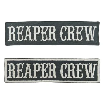 Reaper Crew Motorcycle Patches for Jackets Name tag for vest Custom Embroidered Name Patch iron on Biker Emblem Jeans 5 pairs
Reaper Crew Motorcycle Patches for Jackets Name tag for vest Custom Embroidered Name Patch iron on Biker Emblem Jeans 5 pairs