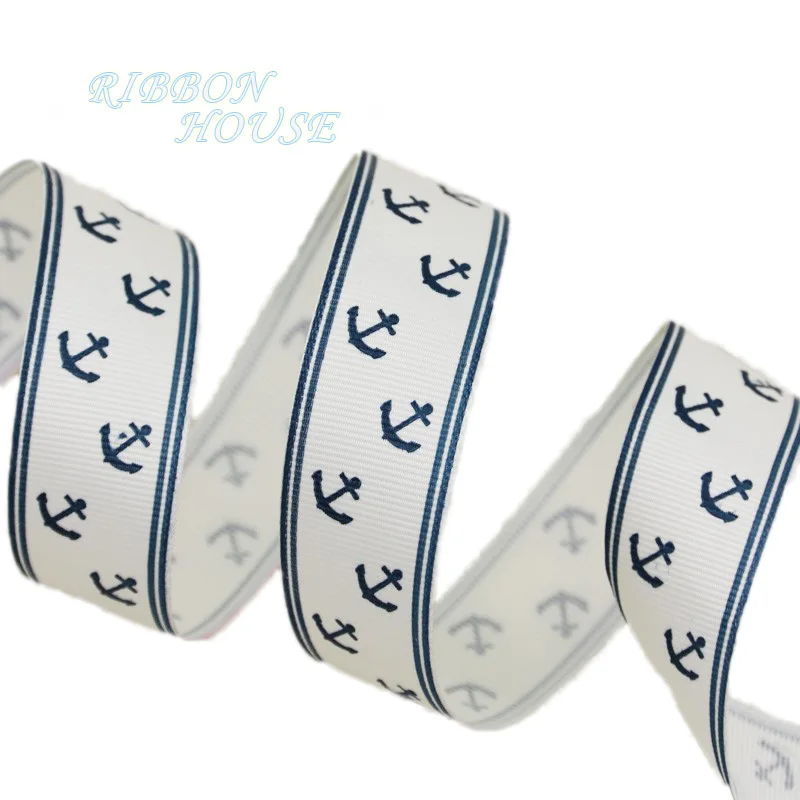 (5 meters/lot) 1'' (25mm) Blue printed grosgrain ribbon Sea Anchor Series ribbons gift wrap ribbons
(5 meters/lot) 1'' (25mm) Blue printed grosgrain ribbon Sea Anchor Series ribbons gift wrap ribbons