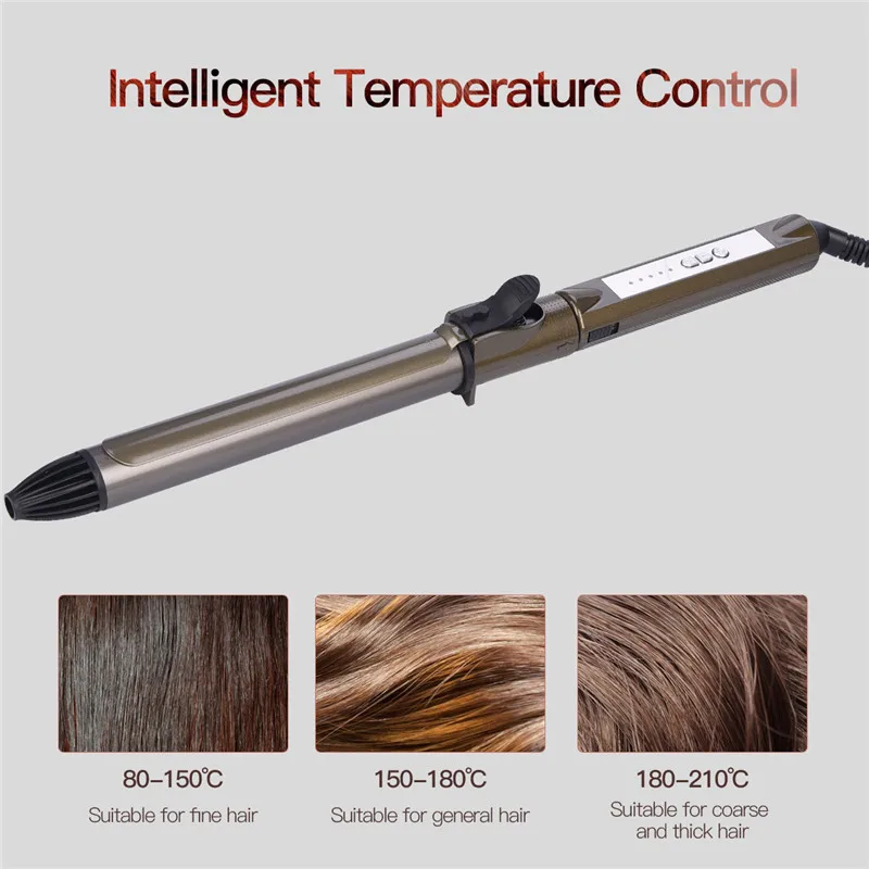 110-220V Ceramic Electric Hair Waves Curling Iron Dry & Wet Hair Use Temperature Adjustable Hair Curler Hair Waver Styling Tool
110-220V Ceramic Electric Hair Waves Curling Iron Dry & Wet Hair Use Temperature Adjustable Hair Curler Hair Waver Styling Tool