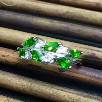 100% Fidelity Natural diopside Rings s925 sterling silver Natural green gemstone Permutations ring fine Jewelry for women
100% Fidelity Natural diopside Rings s925 sterling silver Natural green gemstone Permutations ring fine Jewelry for women