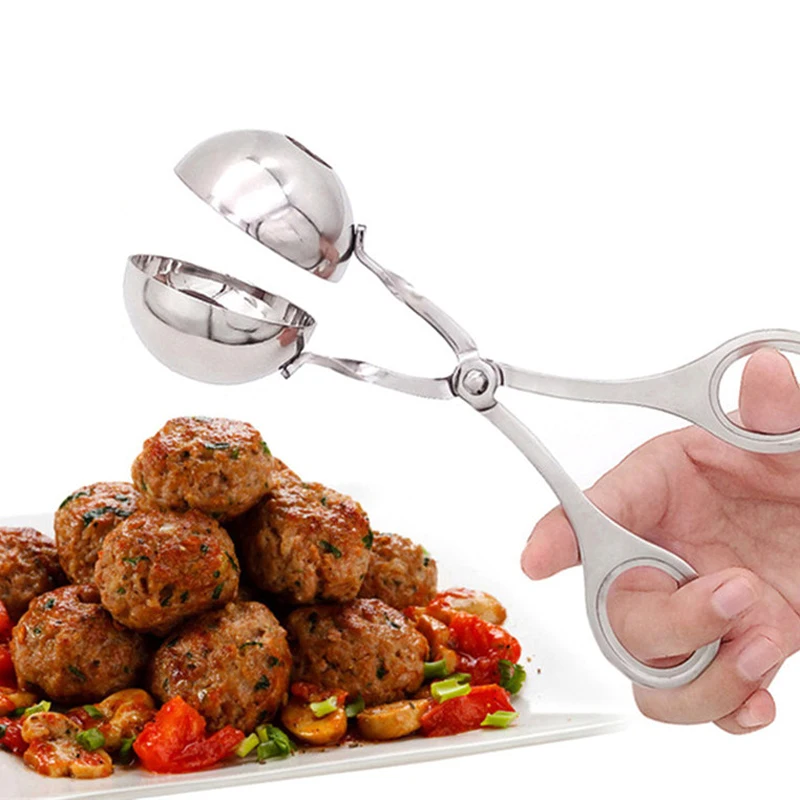Kitchen Meatball Maker Stainless Steel Meat Ball Clip DIY Patty Fish Meat Ball Maker Mold Meat & Poultry Tools Cooking Utensils
Kitchen Meatball Maker Stainless Steel Meat Ball Clip DIY Patty Fish Meat Ball Maker Mold Meat & Poultry Tools Cooking Utensils
