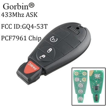 GORBIN 3+1Buttons Replacement Remote Key Fit for Dodge RAM 2013 2014 2015 2016 2017 2018 PCF7961 Chip For Dodge GQ4-53T keys
GORBIN 3+1Buttons Replacement Remote Key Fit for Dodge RAM 2013 2014 2015 2016 2017 2018 PCF7961 Chip For Dodge GQ4-53T keys