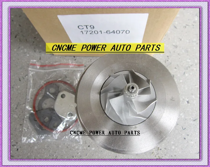 CT9 17201-64070 Turbocharger Core Turbo Cartridge CHRA For TOYOTA Camry Estima Lite TownAce Vista Engine 3CT 3C-T 2.2L 90HP (3)