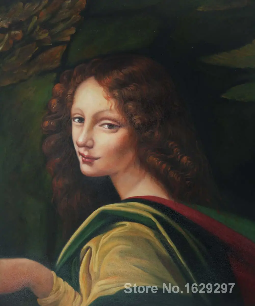 The Virgin of the Rocks (detail young woman) Leonardo Da Vinci painting for bedroom decoration High quality
The Virgin of the Rocks (detail young woman) Leonardo Da Vinci painting for bedroom decoration High quality
