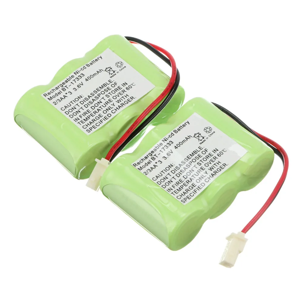 NEW ARRIVAL 2 PCS Home Phone 3.6V 400mAh Battery for Vtech BT-17333 BT17333 BT-163345 BT27333
NEW ARRIVAL 2 PCS Home Phone 3.6V 400mAh Battery for Vtech BT-17333 BT17333 BT-163345 BT27333