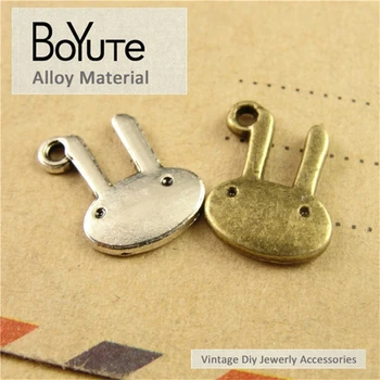 BoYuTe (100 Pieces/Lot) 10*14MM Antique Bronze Silver Plated Alloy Charm Animal Rabbit Head Pendant Charms Diy Jewelry Findings
BoYuTe (100 Pieces/Lot) 10*14MM Antique Bronze Silver Plated Alloy Charm Animal Rabbit Head Pendant Charms Diy Jewelry Findings