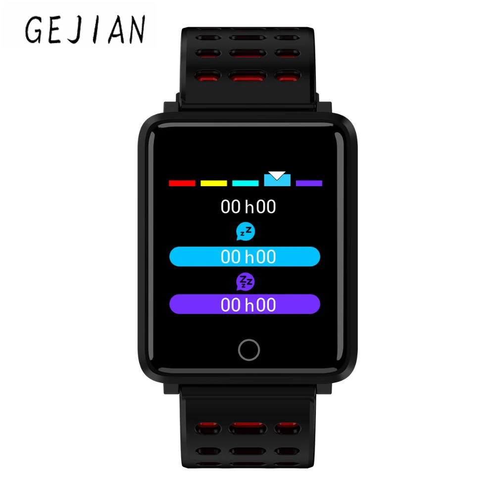 GEJIAN 2019 Smart Bracelet Men Women Color Screen Blood Pressure Fitness Sleep Tracker Heart Rate Monitor Sport for Android IOS
GEJIAN 2019 Smart Bracelet Men Women Color Screen Blood Pressure Fitness Sleep Tracker Heart Rate Monitor Sport for Android IOS
