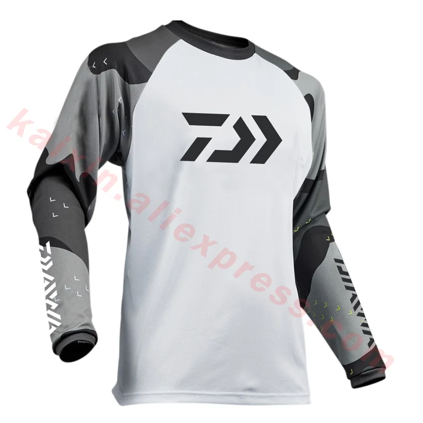 Daiwa Performance Fishing Shirt Men UPF 50 UV Sun Protection Long Sleeve Quick Dry Mesh Cooling Rash Guard Fishing Clothes
Daiwa Performance Fishing Shirt Men UPF 50 UV Sun Protection Long Sleeve Quick Dry Mesh Cooling Rash Guard Fishing Clothes