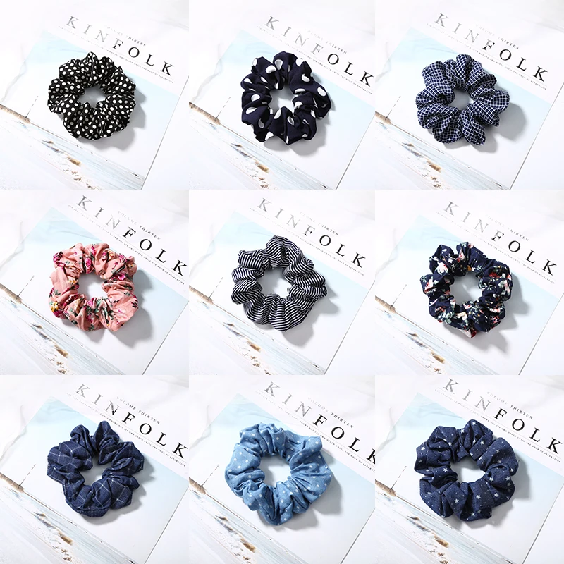 Colorful Hair Holder Rope Floral Jeans Hair Tie Elastic Headbands Denim Dot Ponytail Holders Scrunchie Hair Accessories Headwear
Colorful Hair Holder Rope Floral Jeans Hair Tie Elastic Headbands Denim Dot Ponytail Holders Scrunchie Hair Accessories Headwear
