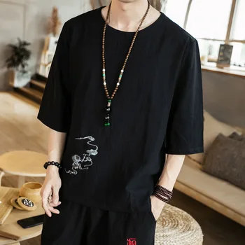 Men's half sleeve male comfortable soft breathable cotton linen shirt high-grade brand summer gift 80s Chinese style clothes
Men's half sleeve male comfortable soft breathable cotton linen shirt high-grade brand summer gift 80s Chinese style clothes