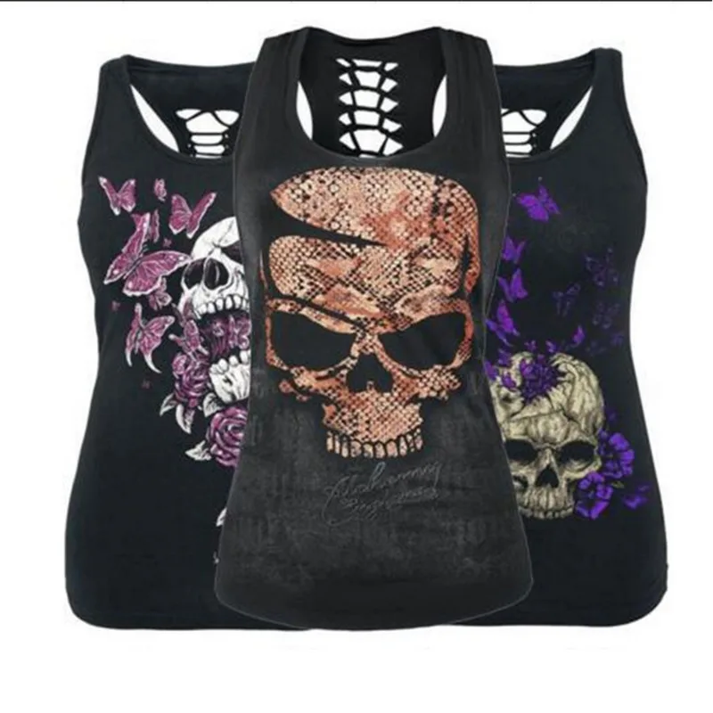 Fahsion Womens Casual Tshirt Tops Black Skeleton Printed Tank Skull Rose Floral Tees Halloween Costume Plus Size S-5XL
Fahsion Womens Casual Tshirt Tops Black Skeleton Printed Tank Skull Rose Floral Tees Halloween Costume Plus Size S-5XL