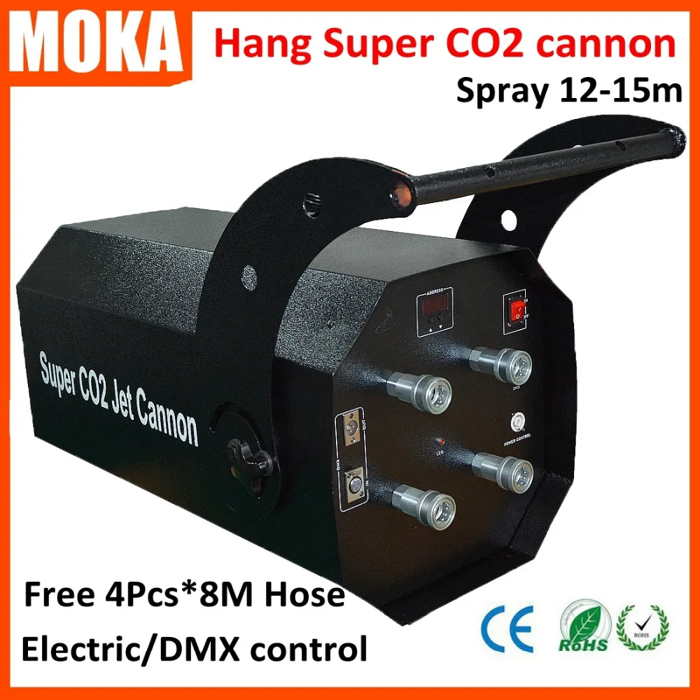MOKA co2 jets effect Cryo Fog Machines 4hose connector Co2 Jets shot high output CO2 Smoke Machine
MOKA co2 jets effect Cryo Fog Machines 4hose connector Co2 Jets shot high output CO2 Smoke Machine