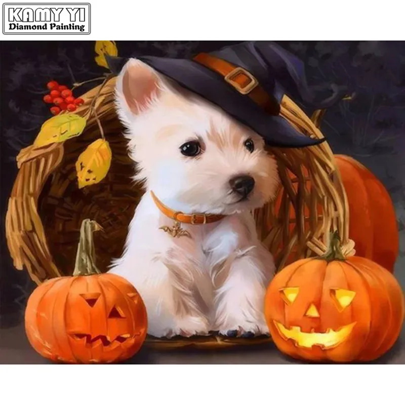 Full Square drill 5D DIY Diamond painting Halloween dog Embroidery Mosaic Cross Stitch Rhinestone decor HYY
Full Square drill 5D DIY Diamond painting Halloween dog Embroidery Mosaic Cross Stitch Rhinestone decor HYY