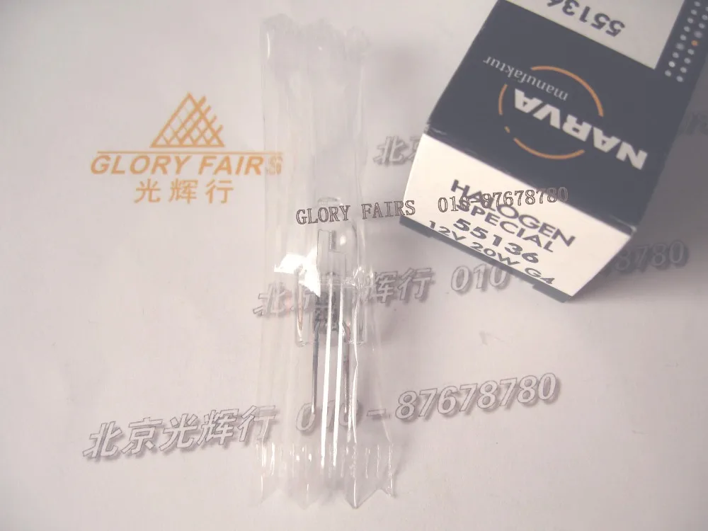 2pcs,NARVA 55136 12V 20W G4 halogen lamp,12V20W biochemistry analyzer bulb,To PH 14546
2pcs,NARVA 55136 12V 20W G4 halogen lamp,12V20W biochemistry analyzer bulb,To PH 14546