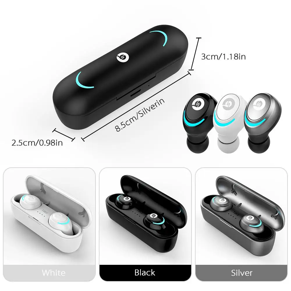 Latest Bluetooth 5.0 TWS Earbuds 6D Surround Sound Sport Earphone Fashion Zero Delay Anti-shedding Earbuds Standby100 Hours
Latest Bluetooth 5.0 TWS Earbuds 6D Surround Sound Sport Earphone Fashion Zero Delay Anti-shedding Earbuds Standby100 Hours