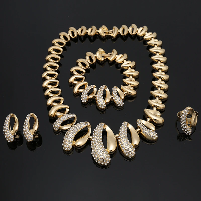 NEW arrive gold-color jewelry sets women fashion African beads jewelry sets women wedding bride big necklace
NEW arrive gold-color jewelry sets women fashion African beads jewelry sets women wedding bride big necklace