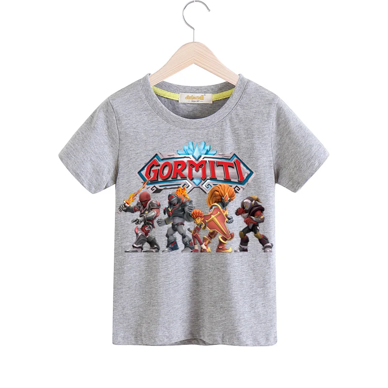 New Arrivals Gormiti Game Tee Top For Kids Clothing Children Summer Short Sleeve T-shirts Costume Boy Girls Casual Tshirts TX166 (6)