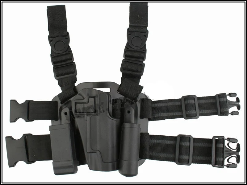 CQC M1911 super suit Emerson Type Pistol Holster Leg Pouch with Quick Release Buckle Black
CQC M1911 super suit Emerson Type Pistol Holster Leg Pouch with Quick Release Buckle Black