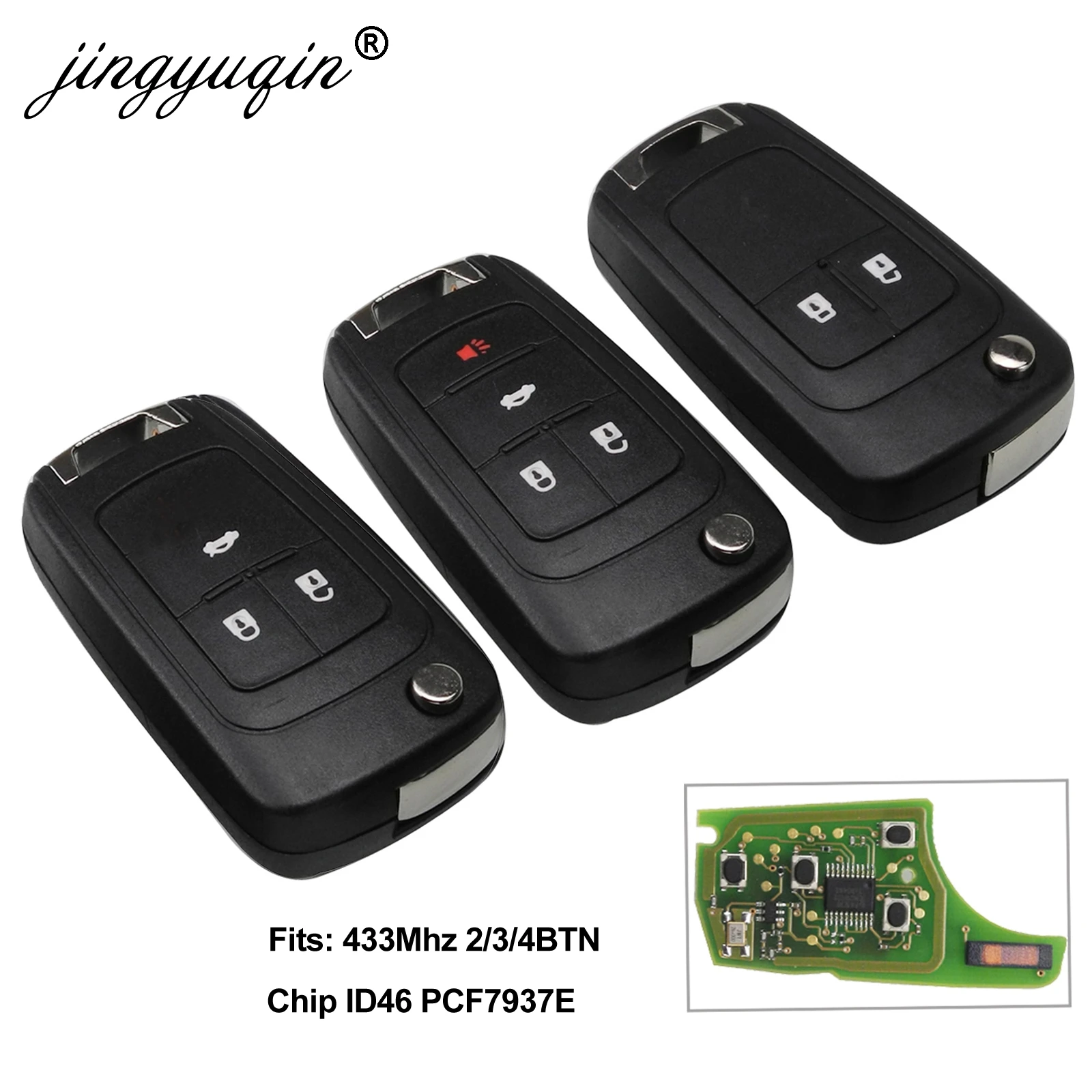 jingyuqin 2/3/4/5 Buttons Car Remote Key DIY for OPEL/VAUXHALL Astra J Corsa E Insignia Zafira C 2009-2016 315 / 433MHz PCF7937E
jingyuqin 2/3/4/5 Buttons Car Remote Key DIY for OPEL/VAUXHALL Astra J Corsa E Insignia Zafira C 2009-2016 315 / 433MHz PCF7937E
