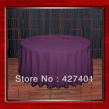 Hot Sale 132" R Plum Round Table Cloth Polyester Plain Table Cover for Wedding Events &Party Decoration(Supplier)
Hot Sale 132" R Plum Round Table Cloth Polyester Plain Table Cover for Wedding Events &Party Decoration(Supplier)