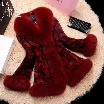Winter New Fashion Mink fur coats,Noble Fox fur collar Ladies fur coats mink coats mink fur jacket coats Mink overcoats FH671
Winter New Fashion Mink fur coats,Noble Fox fur collar Ladies fur coats mink coats mink fur jacket coats Mink overcoats FH671
