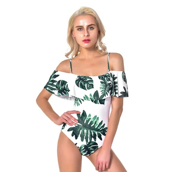 Bikini 2019 new Sexy Off Shoulder Bikini for Women One Piece Bodysuit Flounce Bikini High Waist Swimsuit Women
Bikini 2019 new Sexy Off Shoulder Bikini for Women One Piece Bodysuit Flounce Bikini High Waist Swimsuit Women