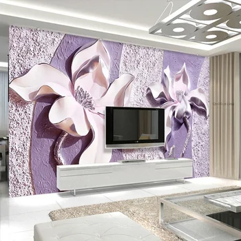 3D Stereo Relief Purple Flowers Mural Wallpaper Modern Abstract Art Classic Fresco Living Room TV Sofa Backdrop Wall Decor Mural
3D Stereo Relief Purple Flowers Mural Wallpaper Modern Abstract Art Classic Fresco Living Room TV Sofa Backdrop Wall Decor Mural
