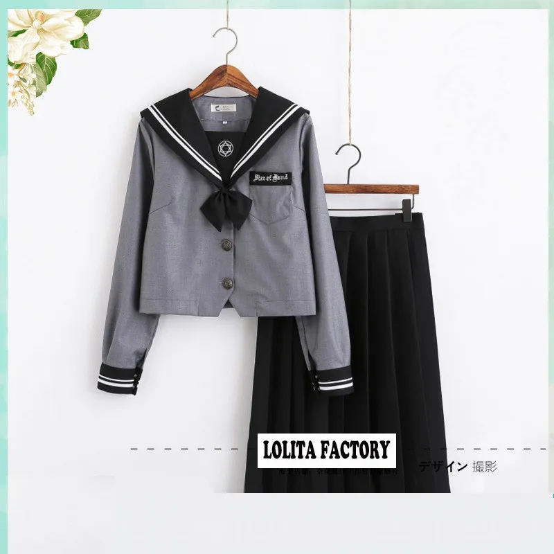 Japanese Orthodox JK Uniform Skirt Female Sailor's Dress Academy Style Suit for Japanese Soft Girls School Class Uniform NN-S11B
Japanese Orthodox JK Uniform Skirt Female Sailor's Dress Academy Style Suit for Japanese Soft Girls School Class Uniform NN-S11B