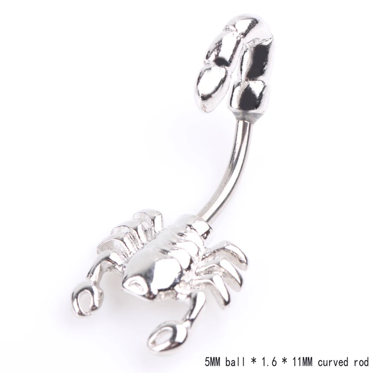 Simple Piercing Belly Button Buckle Ring Fashion Accessories Scorpion Shape Piercing Buckle Ring Body Jewelry
Simple Piercing Belly Button Buckle Ring Fashion Accessories Scorpion Shape Piercing Buckle Ring Body Jewelry