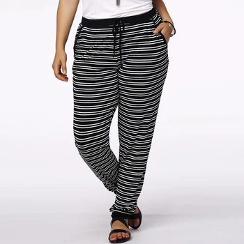 2020 Summer Thin Style Comfort Breathable Women's Plus Size Casual Striped Drawstring and Pocket Design Pants
2020 Summer Thin Style Comfort Breathable Women's Plus Size Casual Striped Drawstring and Pocket Design Pants