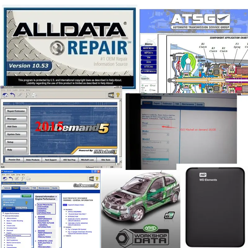 Auto Repair Alldata Software V10.53+mitchell on demand 5 software 2015 + heavy truck usb3.0 hard disk all data free shipping
Auto Repair Alldata Software V10.53+mitchell on demand 5 software 2015 + heavy truck usb3.0 hard disk all data free shipping
