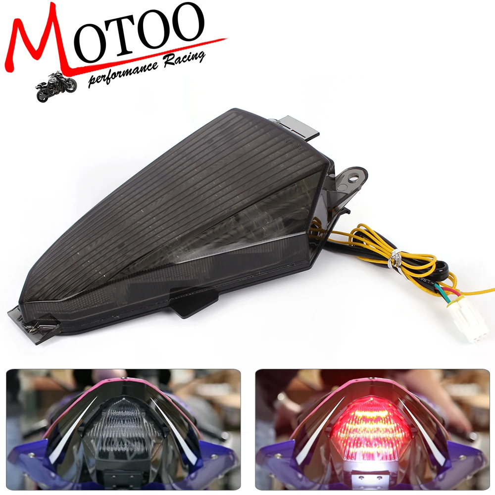 Motoo - Motorcycle Bike Tail Brake Light with Turn Signal Light for Yamaha YZF R6 2008-2014
Motoo - Motorcycle Bike Tail Brake Light with Turn Signal Light for Yamaha YZF R6 2008-2014