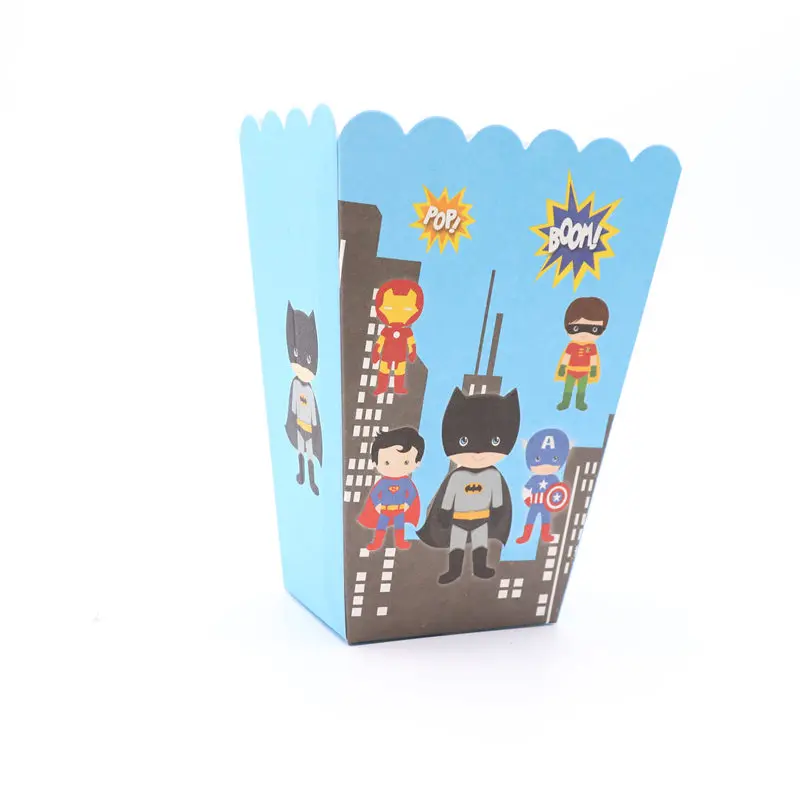 6pcs/lot Cartoon Avenger Paper popcorn Candy Favor Avenger Theme Children Boy Birthday party Decorations Baby Shower
6pcs/lot Cartoon Avenger Paper popcorn Candy Favor Avenger Theme Children Boy Birthday party Decorations Baby Shower