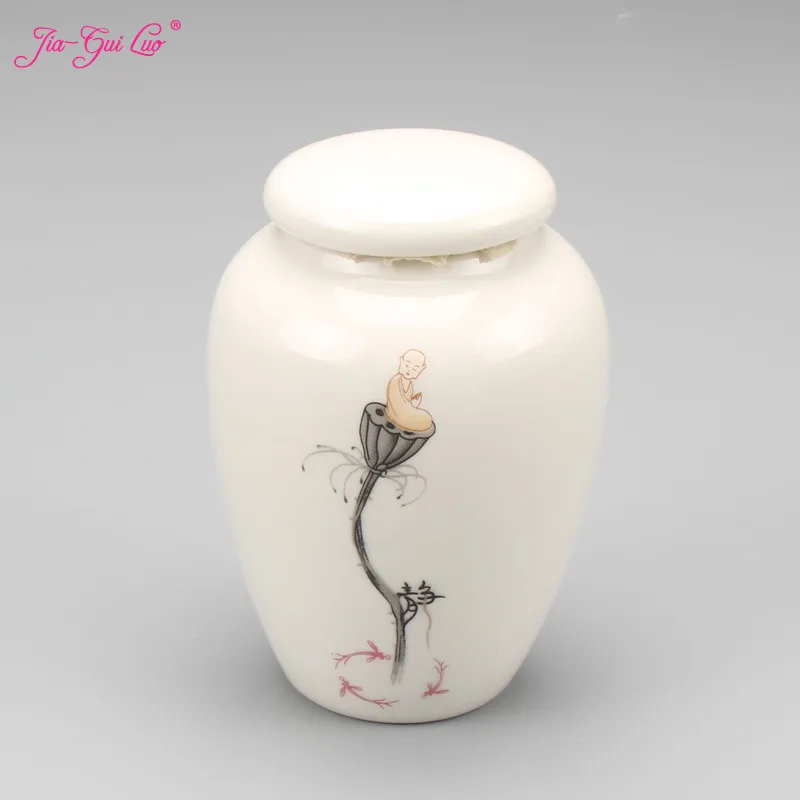 JIA-GUI LUO Ice crack glaze ceramic tea box coffee bean dried fruit seed storage box sealed cans travel tea storage box D046
JIA-GUI LUO Ice crack glaze ceramic tea box coffee bean dried fruit seed storage box sealed cans travel tea storage box D046