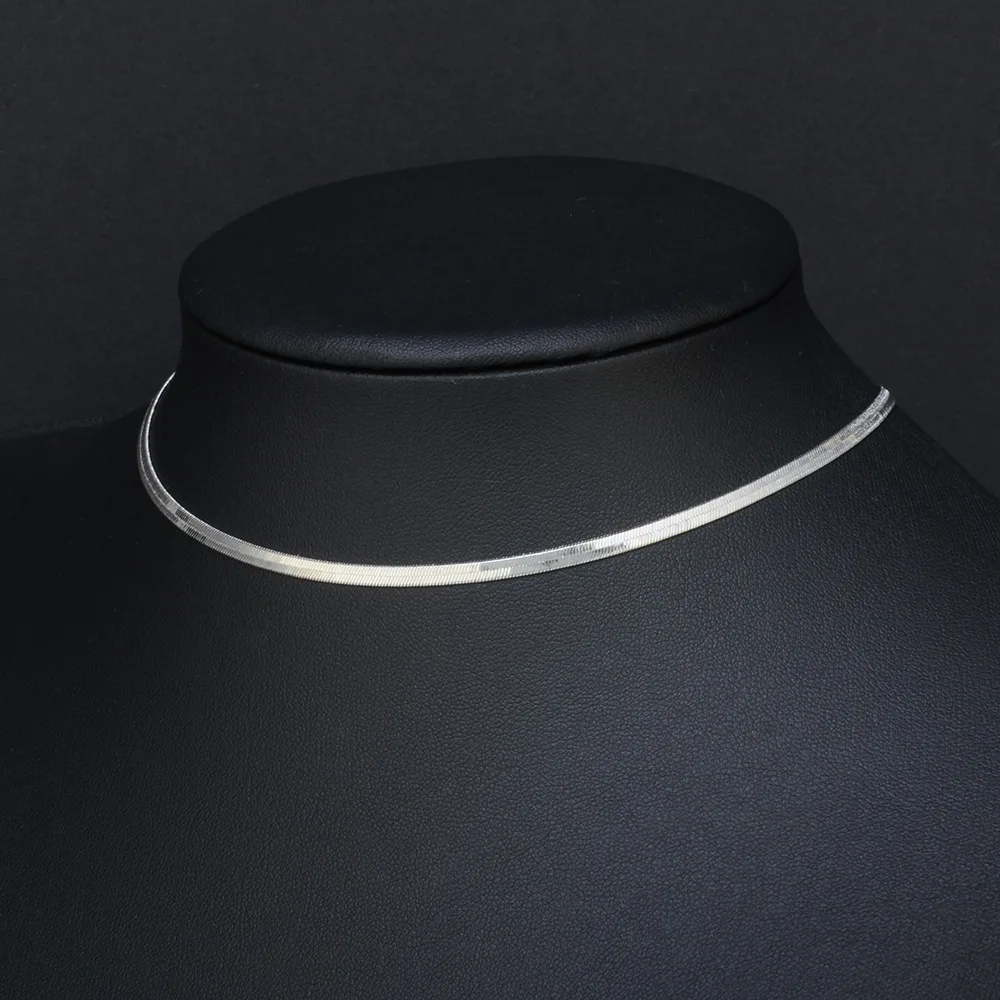 Fashion Punk Jewelry Gothic Flat blade Chain Silver Gold Color Stainless Steel Women Choker Necklace
Fashion Punk Jewelry Gothic Flat blade Chain Silver Gold Color Stainless Steel Women Choker Necklace