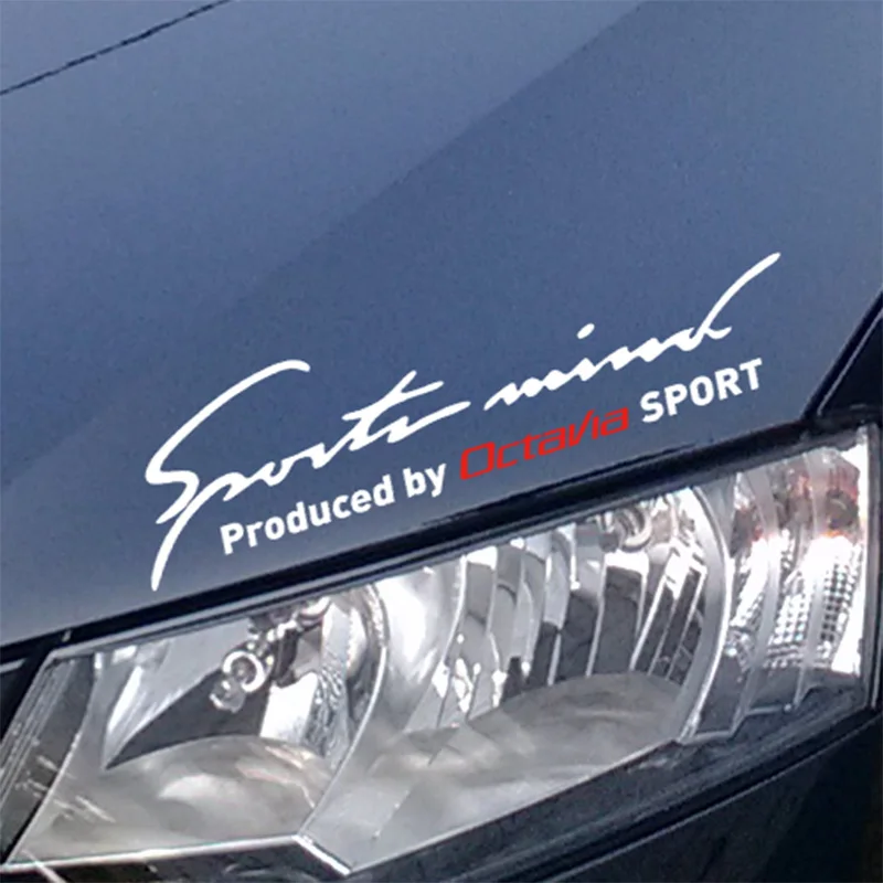 10 Pieces Customization Sports Mind On Car Lamp Eyebrow Sticker Car-Styling For skoda octavia car accessories | Автомобили и