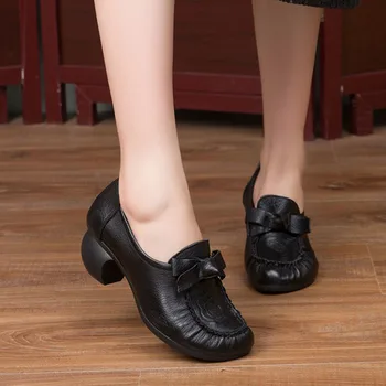 High Quality Retro Literary Women'S Single Shoes Genuine Leather Handmade Shoes Casual Slip-On Elegant Women'S Shoes Female
High Quality Retro Literary Women'S Single Shoes Genuine Leather Handmade Shoes Casual Slip-On Elegant Women'S Shoes Female