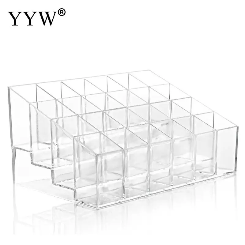 YYW Acrylic 24 Grid Makeup Organizer Storage Box Cosmetic Lipstick Jewelry Case Display Plastic Stand Make Up Tools Brush Holder
YYW Acrylic 24 Grid Makeup Organizer Storage Box Cosmetic Lipstick Jewelry Case Display Plastic Stand Make Up Tools Brush Holder