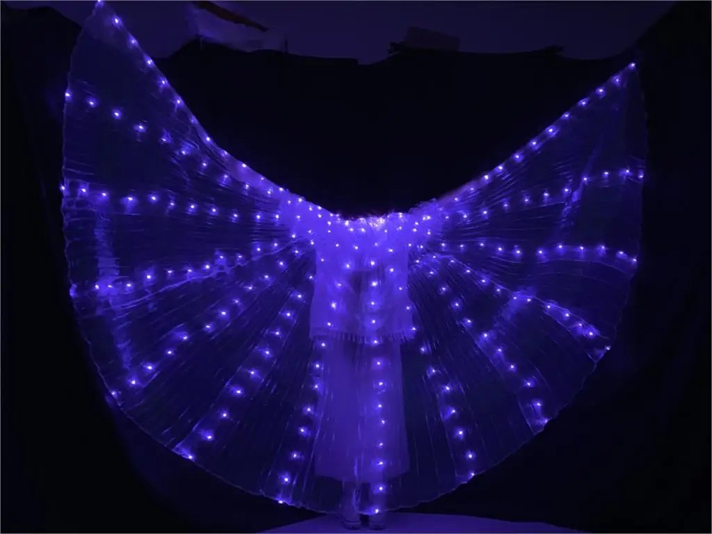 Women LED Light Isis Wings Belly Dance Costumes 360 Egyptian Stage Performance New Arrival opening dancer props wings
Women LED Light Isis Wings Belly Dance Costumes 360 Egyptian Stage Performance New Arrival opening dancer props wings