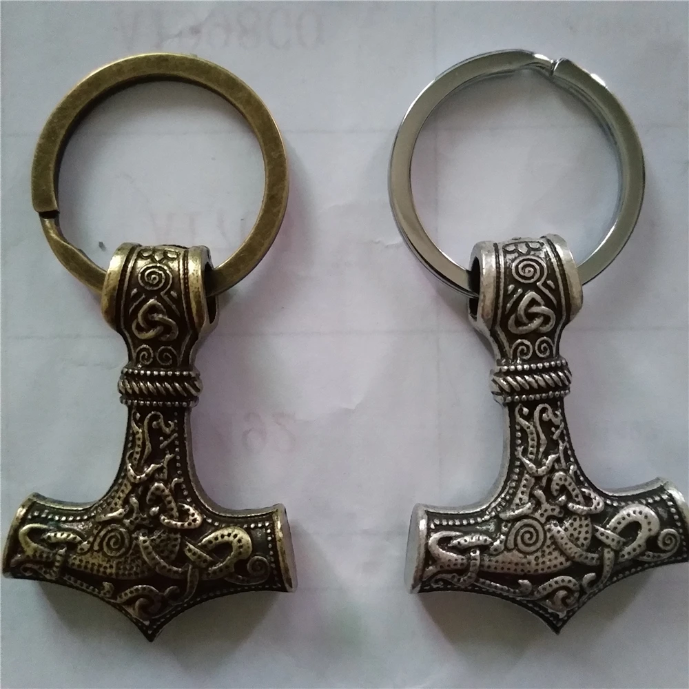 Dropshipping Keychain Charm Thor hammer Mjolnir Viking Amulet Hammer Scandinavian Keychain Norse Jewelry viking Keychain Men Gif
Dropshipping Keychain Charm Thor hammer Mjolnir Viking Amulet Hammer Scandinavian Keychain Norse Jewelry viking Keychain Men Gif
