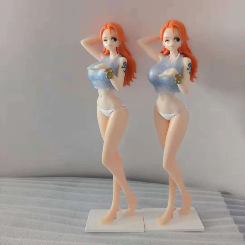 Anime One Piece Luffy / Nautical King CII Warming Up Discoloration Nami Swimwear Action Figure Doll PVC Figurine Model Toy
Anime One Piece Luffy / Nautical King CII Warming Up Discoloration Nami Swimwear Action Figure Doll PVC Figurine Model Toy