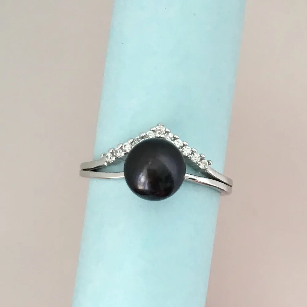 High Quality Sterling 925 Silver Freshwater Pearl Ring, 4 Colors for Choice, Eye Shape 6-7mm Pearl Ring with Free Ring Size
High Quality Sterling 925 Silver Freshwater Pearl Ring, 4 Colors for Choice, Eye Shape 6-7mm Pearl Ring with Free Ring Size